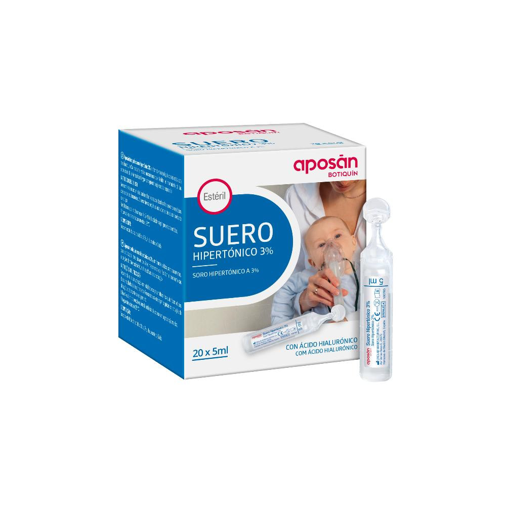 APOSAN SUERO HIPERTONICO 3% 20X5ML CN 224645 | PcFarmacia