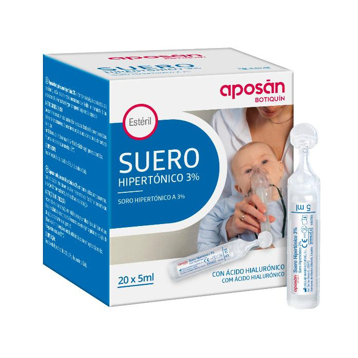 APOSAN SUERO HIPERTONICO 3% 20X5ML CN 224645 | PcFarmacia