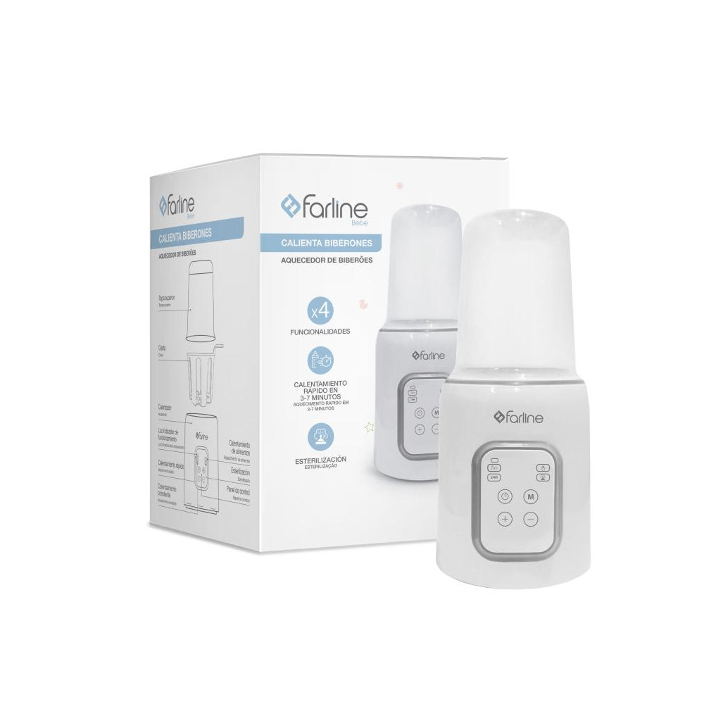 FARLINE BEBE CALIENTABIBERONES CN 220837 | PcFarmacia