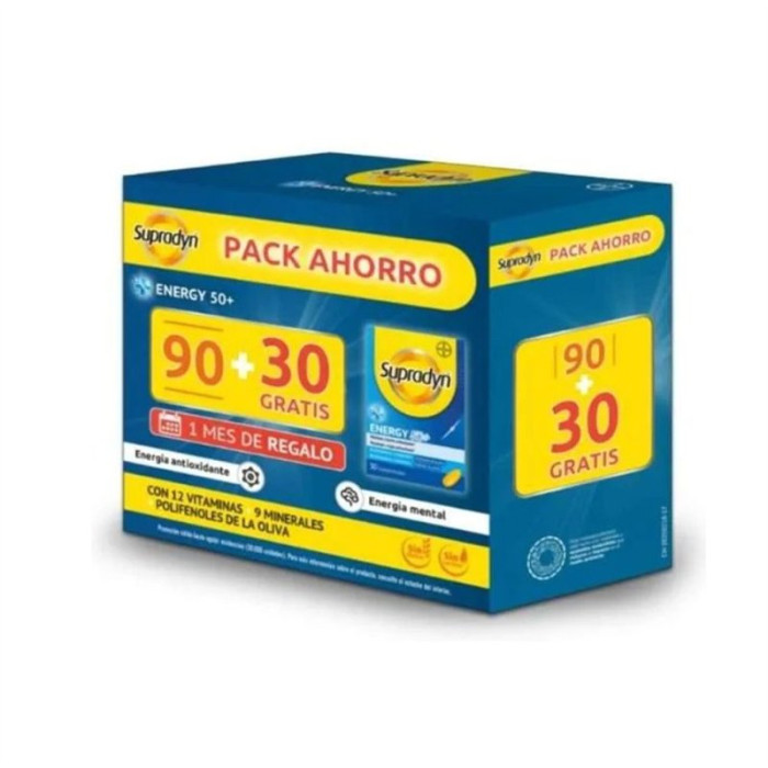 SUPRADYN ENERGY 50+ 90 + 30 COMPRIMIDOS CN 092193 | PcFarmacia