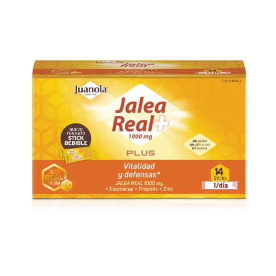 JUANOLA JALEA REAL PLUS 1000MG 14 STICKS 10ML CN 211644 | PcFarmacia