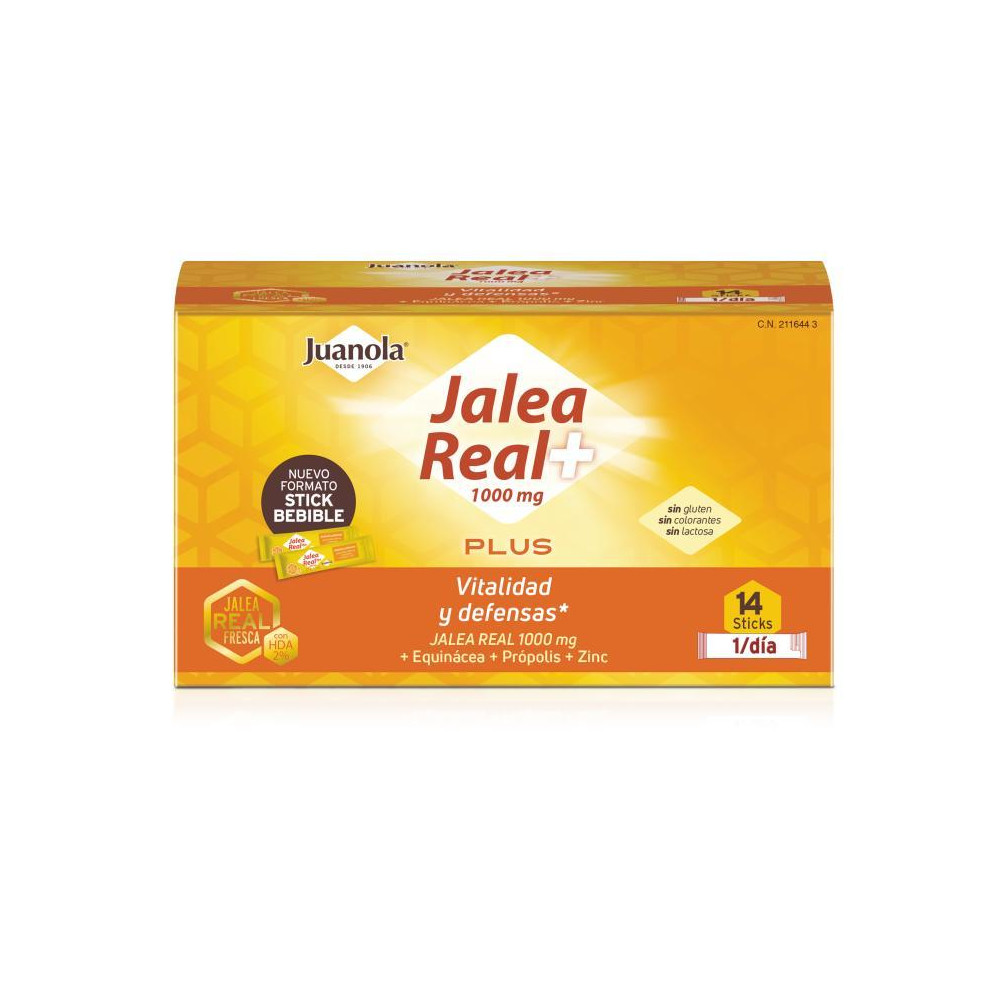 JUANOLA JALEA REAL PLUS 1000MG 14 STICKS 10ML CN 211644 | PcFarmacia