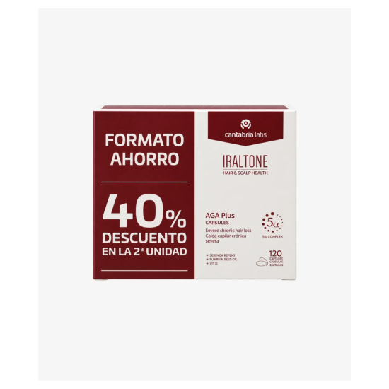 IRALTONE AGA PLUS PACK 120 CAPSULAS CN 065733 | PcFarmacia