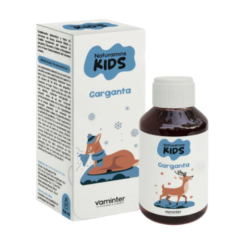 NATURAMINS KIDS GARGANTA 150ML CN 223939 | PcFarmacia