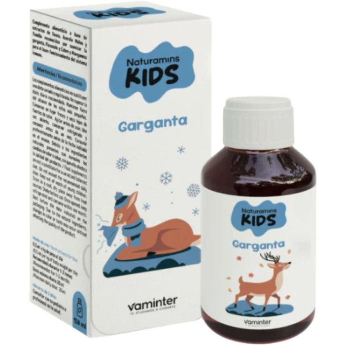 NATURAMINS KIDS GARGANTA 150ML CN 223939 | PcFarmacia