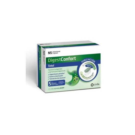 NS DIGESTCONFORT TOTAL 30 COMPRIMIDOS BICAPA CN 224991 | PcFarmacia