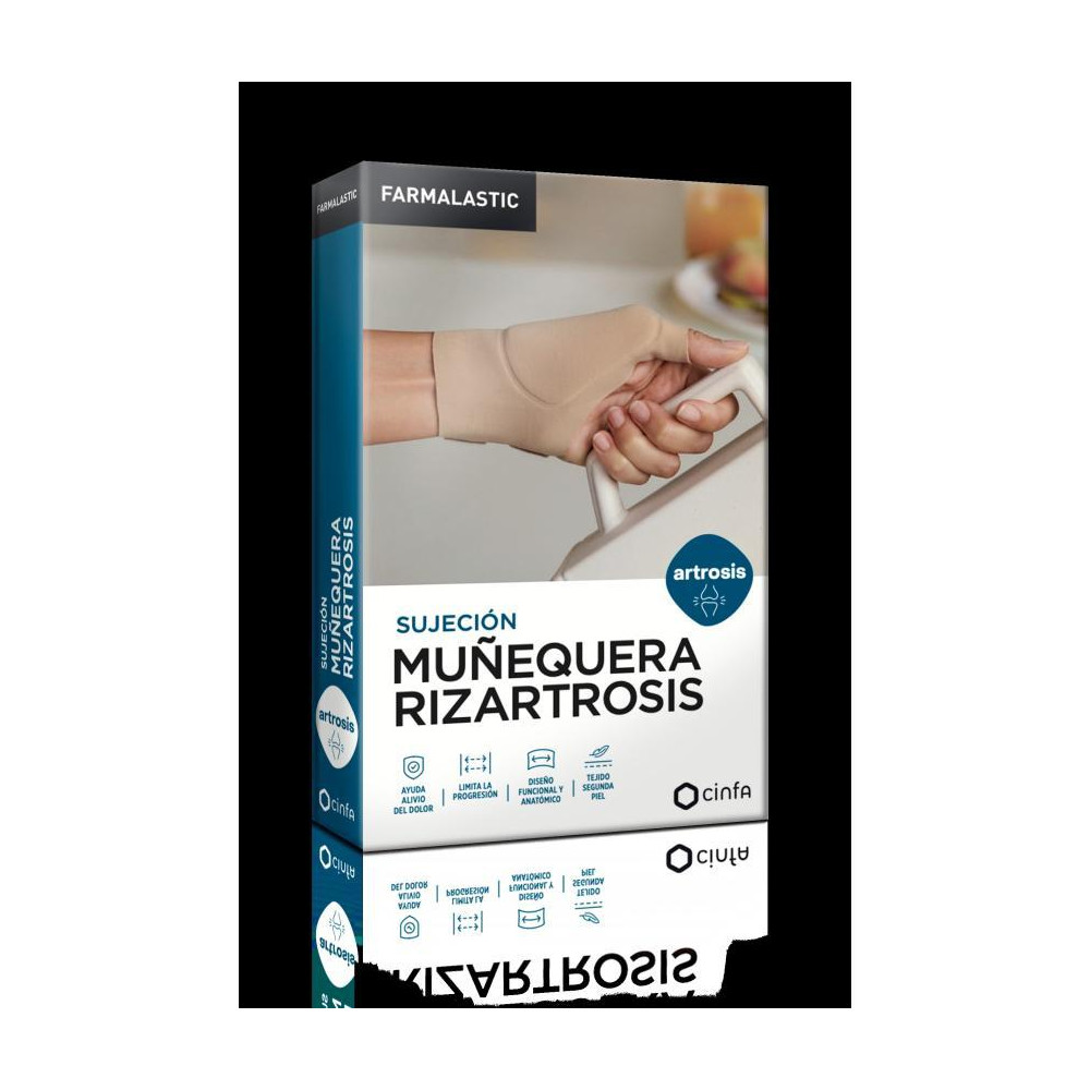 FARMALASTIC MUÑEQUERA RIZARTROSIS TALLA M CN 224552 | PcFarmacia
