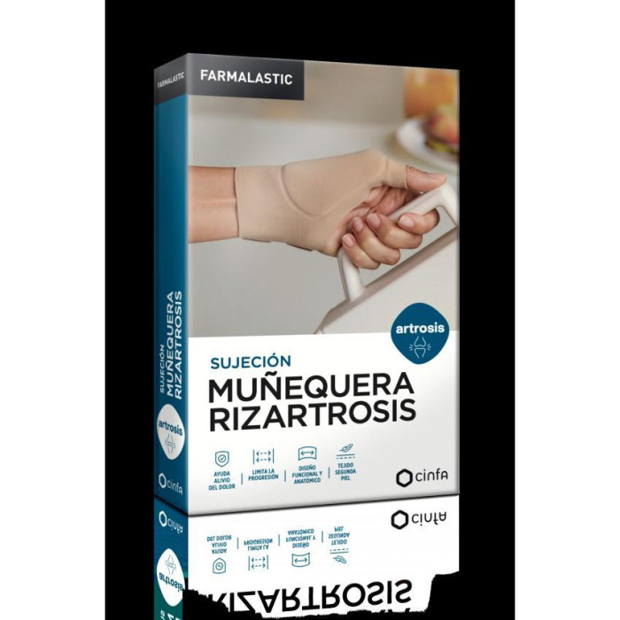 FARMALASTIC MUÑEQUERA RIZARTROSIS TALLA M CN 224552 | PcFarmacia