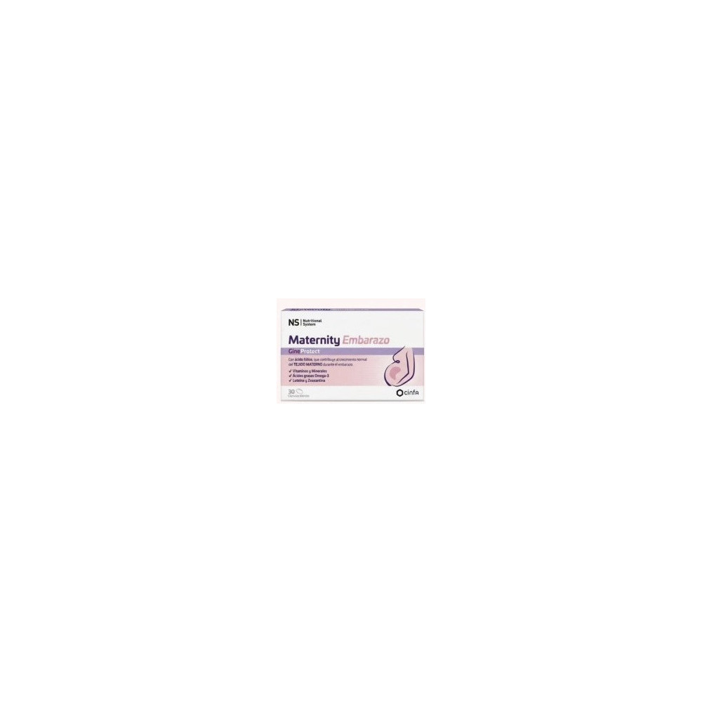 NS GINEPROTECT MATERNITY EMBARAZO 30 CAPSULAS BL CN 223640 | PcFarmacia