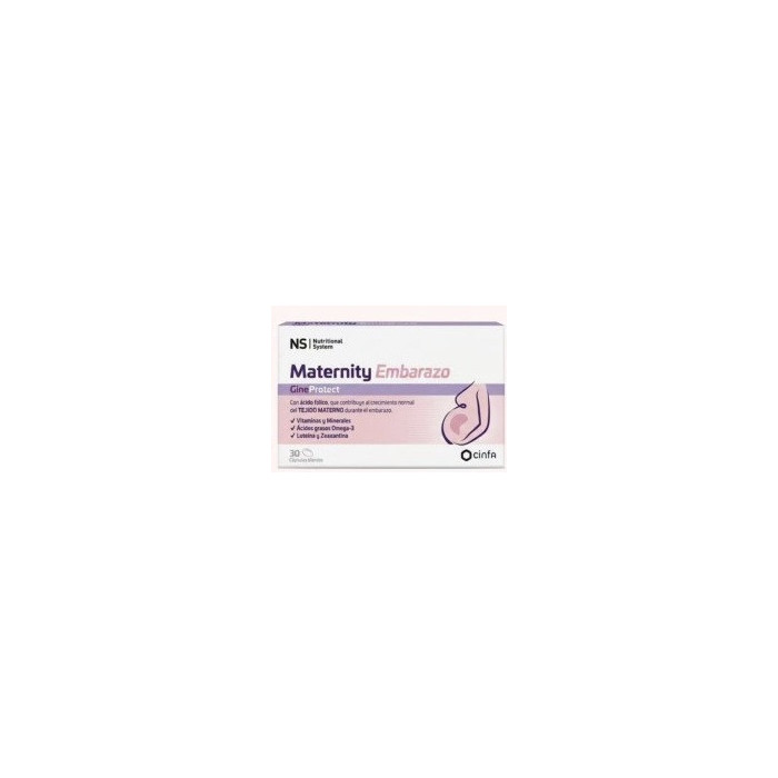 NS GINEPROTECT MATERNITY EMBARAZO 30 CAPSULAS BL CN 223640 | PcFarmacia