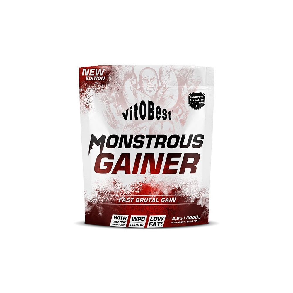 VITOBEST MONSTROUS GAINER VAINILLA 3 KG CN 035665 | PcFarmacia
