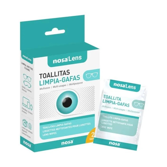 NOSA LENS TOALLITAS LIMPIA GAFAS 20U CN 014294 | PcFarmacia